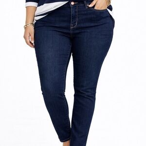 Gap 1969 Always Skinny Jeans 33S Dark Wash Stretch Denim